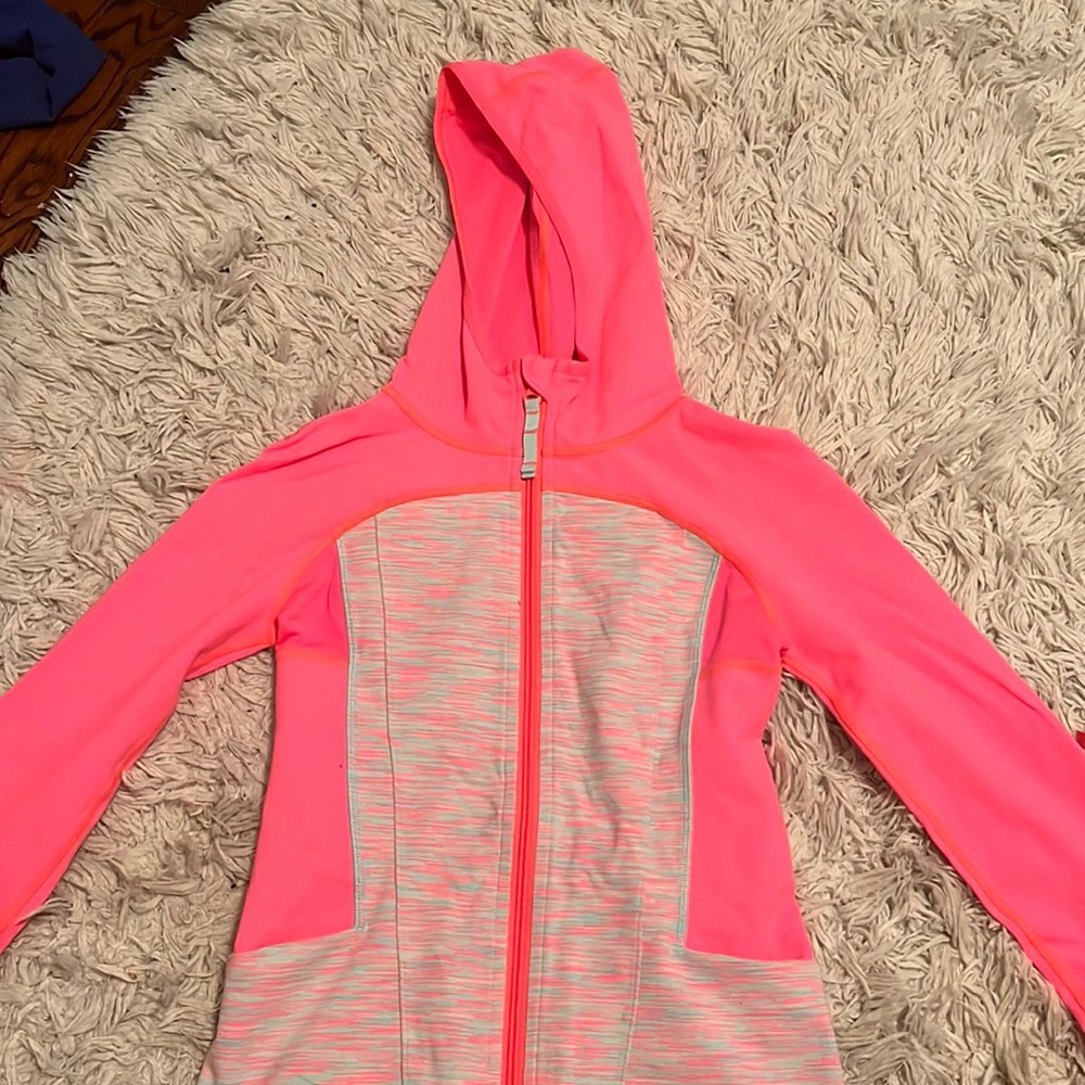 Ivivva pink athletic zip up